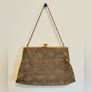 Vintage Bags by Josef Hand Beaded in France Bag with Pristine interior l…